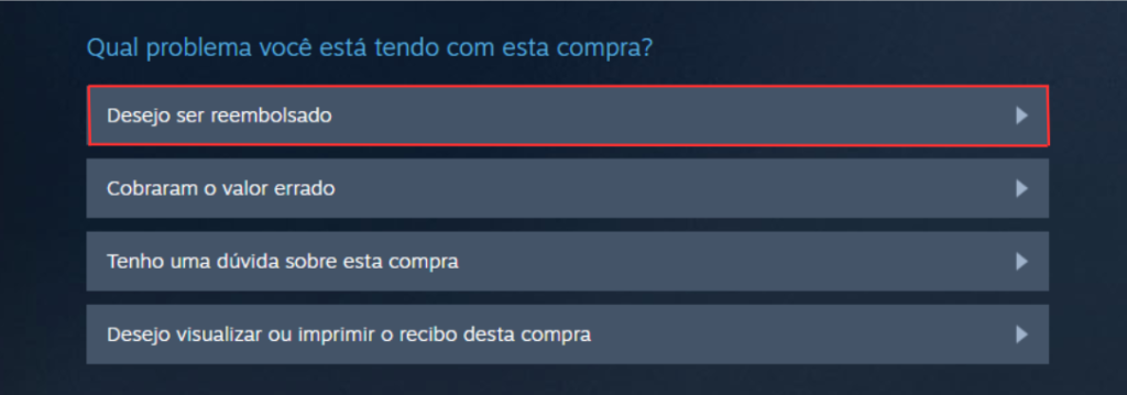 Como pedir Reembolso no Steam e garantir o seu dinheiro de volta